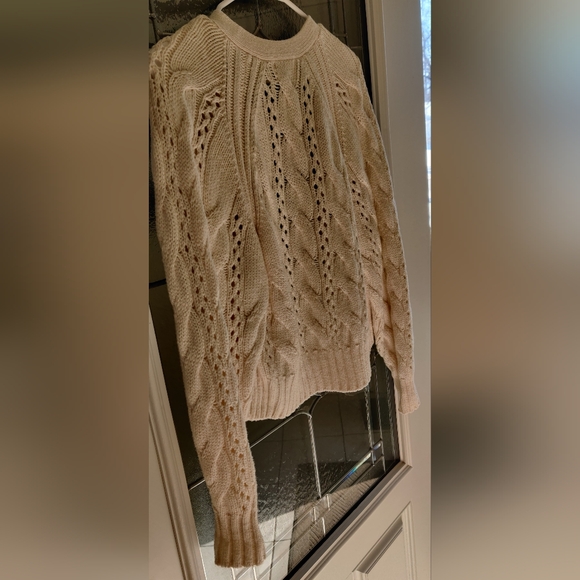 Cream Cardigan Sweater Cotton Blend Universal Thread Women's Size XS NWT - Picture 2 of 10